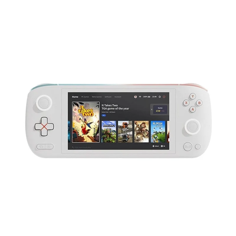 Ayaneo Air AMD Ryzen 5 5560U 16GB RAM 512GB SSD Amoled Handheld PC Gaming Console (Aurora White) + Ayaneo Air HD Tempered Film + Ayaneo Air Titan Small Storage Bag (Black)