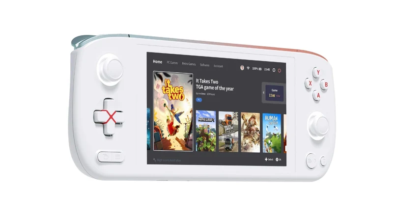 Ayaneo Air AMD Ryzen 5 5560U 16GB RAM 512GB SSD Amoled Handheld PC Gaming Console (Aurora White) + Ayaneo Air HD Tempered Film + Ayaneo Air Titan Small Storage Bag (Black)