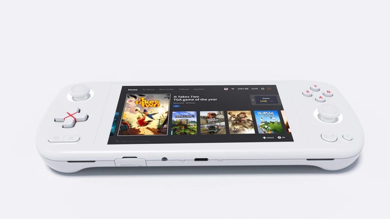 Ayaneo Air AMD Ryzen 5 5560U 16GB RAM 512GB SSD Amoled Handheld PC Gaming Console (Aurora White) + Ayaneo Air HD Tempered Film + Ayaneo Air Titan Small Storage Bag (Black)