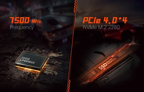 Onexplayer 2 Pro AMD Ryzen 7 7840U 8.4" IPS 2560x1600 32GB RAM LPDDR5X 7500MHz 2TB SSD Windows 11 Handheld PC Gaming Console + Onexplayer Protection Case