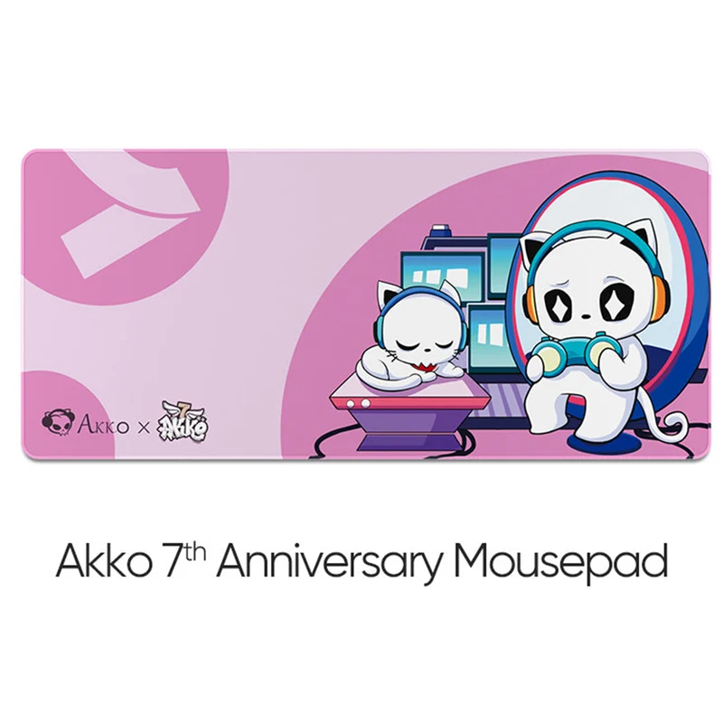 Akko Stellar Eyes Cat Mouse Pad (900x400mm)