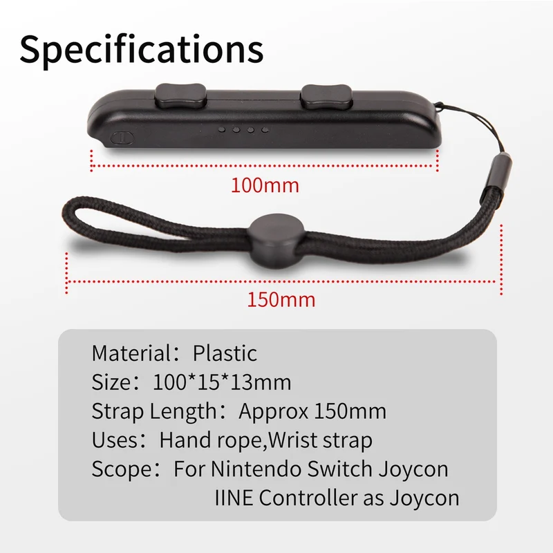 IINE Joy-Con Wristbands (Black) (L575)