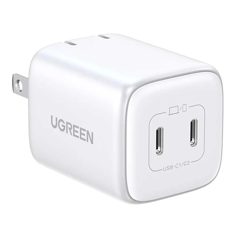 UGreen Nexode 45w Dual USB-C PD3.0 GAN Fast Charger (White) (CD294/15331)