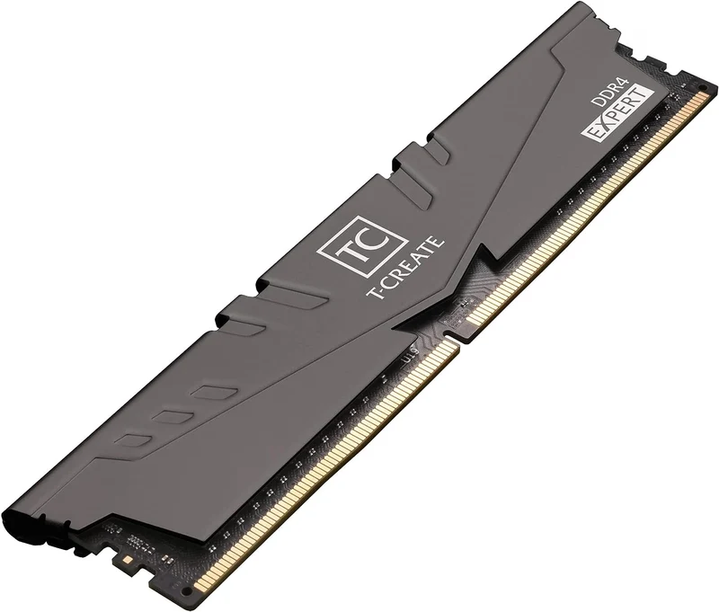 Teamgroup T-Create Expert 16GB (2X8GB) DDR4 3600MHZ CL18-22-22-42 1.35V Desktop Memory (Titanium Grey) (TTCED416G3600HC18JDC01)