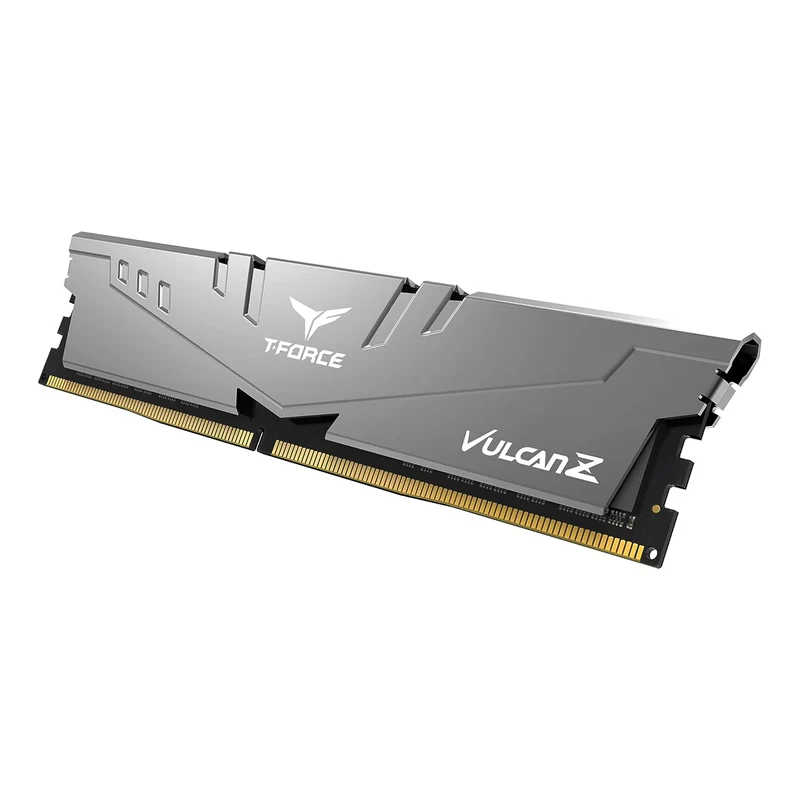 Teamgroup T-Force Vulcan Z 16GB (2X8GB) DDR4 3200MHZ CL16-18-18-38 Desktop Memory (Grey) (TLZGD416G3200HC16CDC01)