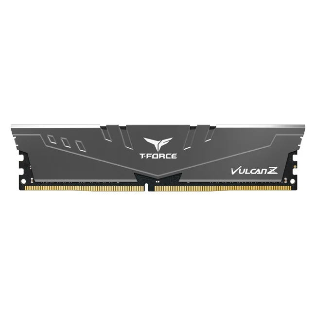 Teamgroup T-Force Vulcan Z 16GB DDR4 3200MHZ CL16-20-20-40 1.35V Desktop Memory (Grey) (TLZGD416G3200HC16F01)