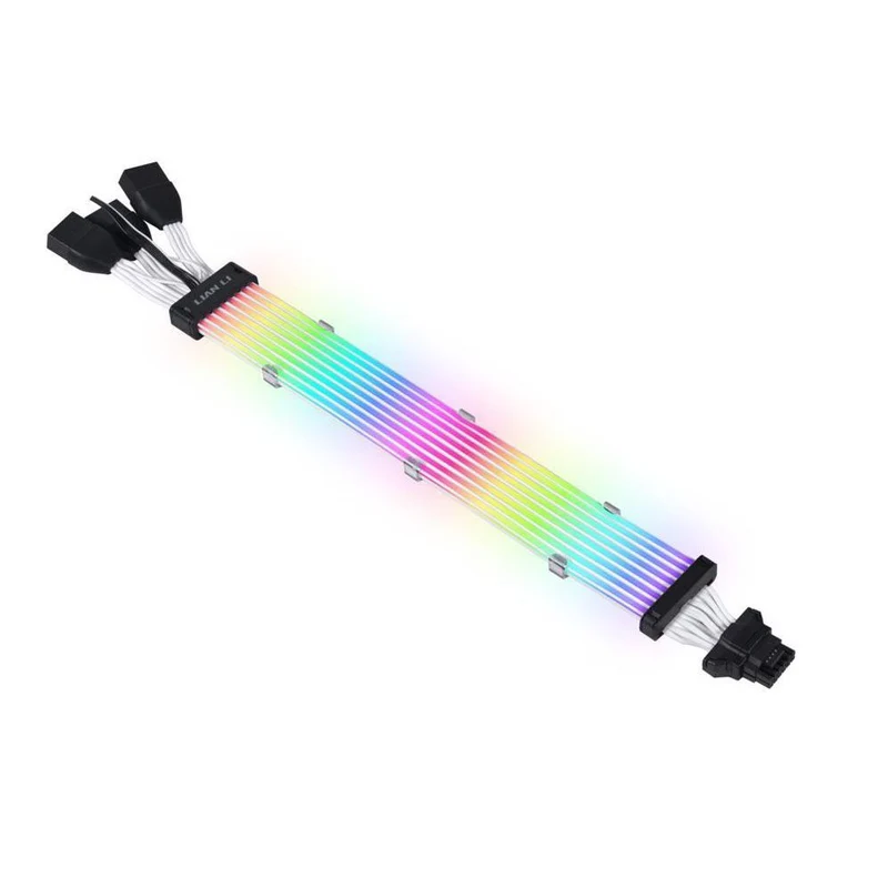 Lian Li Strimer Plus V2 168-8 Pin Addressable RGB 335 MM Extension Cable (PW168-8PV2 Black)