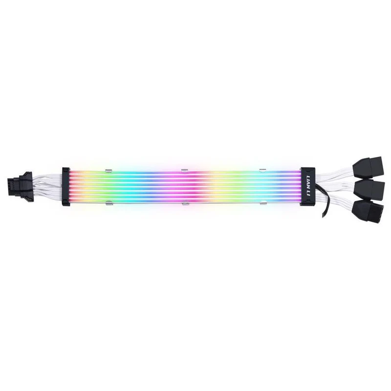 Lian Li Strimer Plus V2 168-8 Pin Addressable RGB 335 MM Extension Cable (PW168-8PV2 Black)