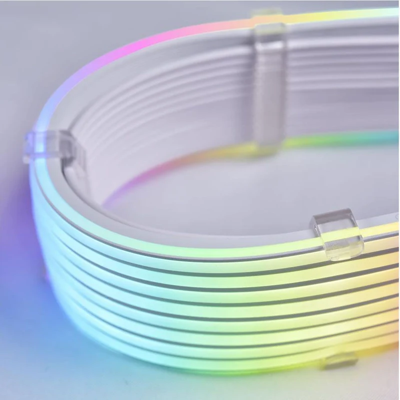 Lian Li Strimer Plus V2 168-8 Pin Addressable RGB 335 MM Extension Cable (PW168-8PV2 Black)