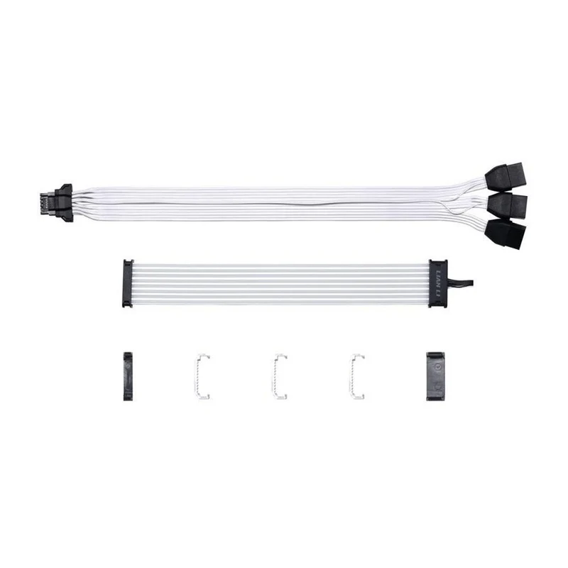 Lian Li Strimer Plus V2 168-8 Pin Addressable RGB 335 MM Extension Cable (PW168-8PV2 Black)