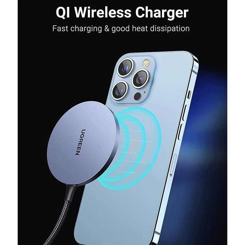 UGreen 15W Magnetic Wireless Charger For iPhone (CD245/30233)