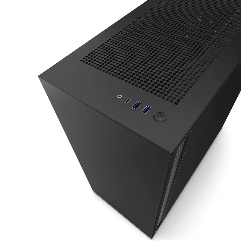 NZXT H7 Tempered Glass Side Panel ATX Mid-Tower PC Case (Black) (CM-H71BG-01)
