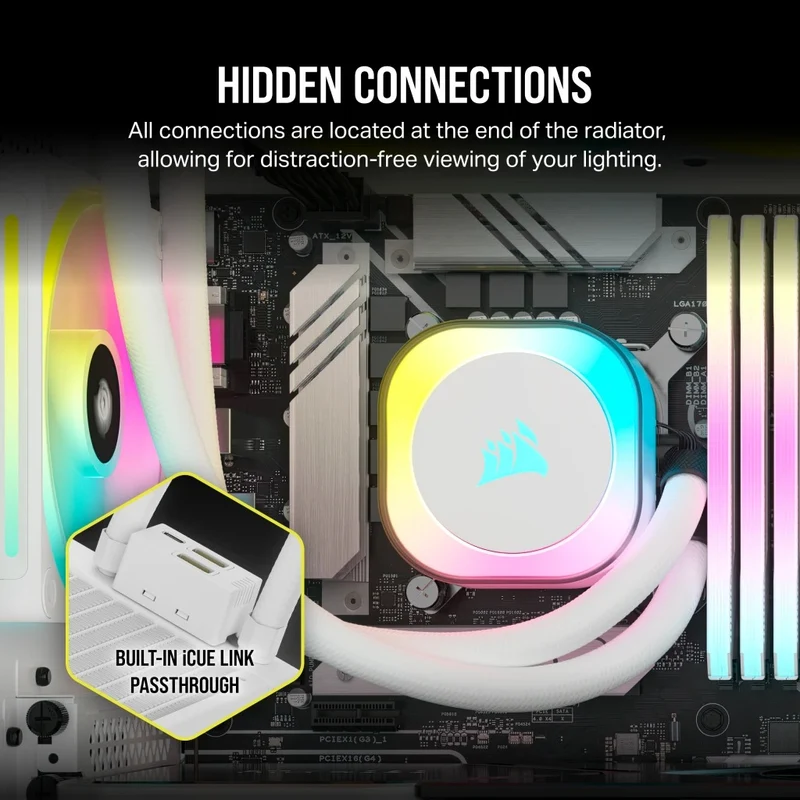 Corsair iCUE Link H150i RGB 360MM AIO Liquid CPU Cooler