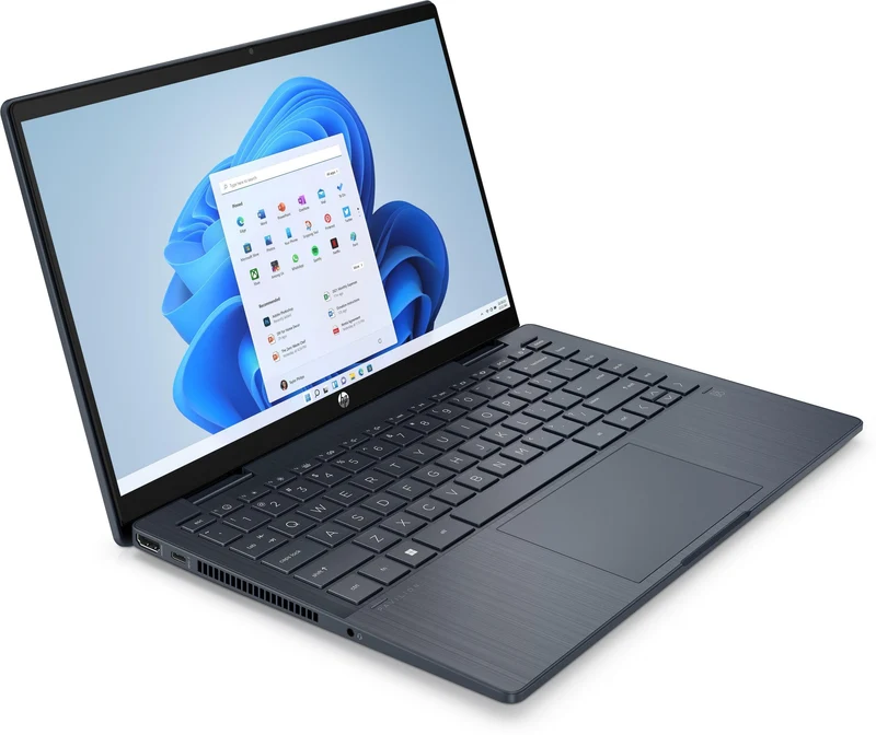 HP Pavilion X360 14-EK1061TU 2-In-1 Laptop (Space Blue) | 14" FHD (1920X1080) | I5-1335U | 16GB RAM | 512GB SSD | Intel Iris XE | Windows 11 Home | MS Office Home & Student 2021 | Stylus Pen | HP Prelude 15.6" Topload Bag