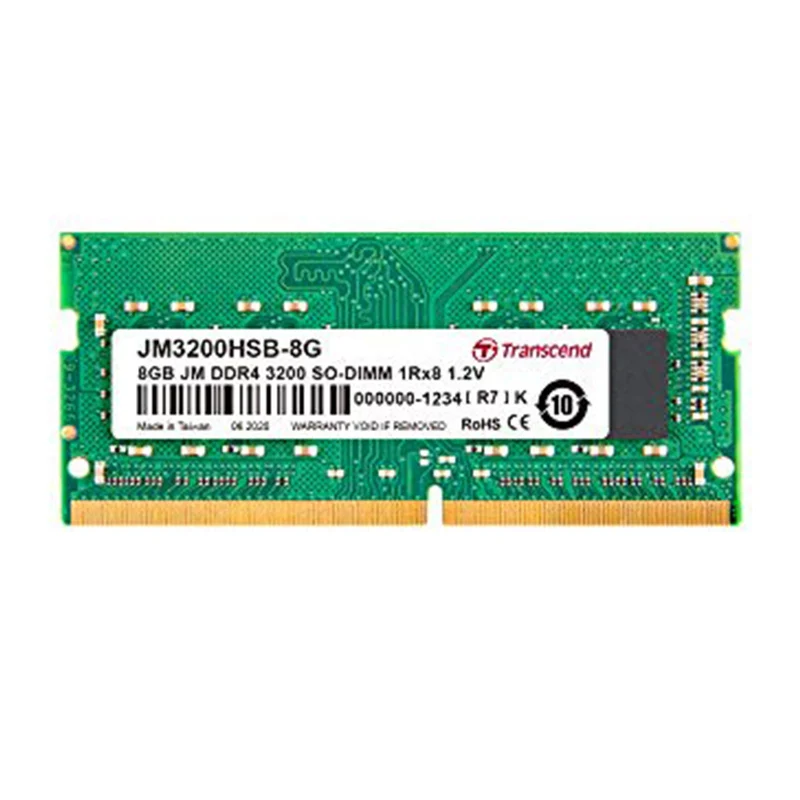 Transcend Jetram 8GB DDR4 3200MHZ CL22 SODIMM (JM3200HSB-8G)