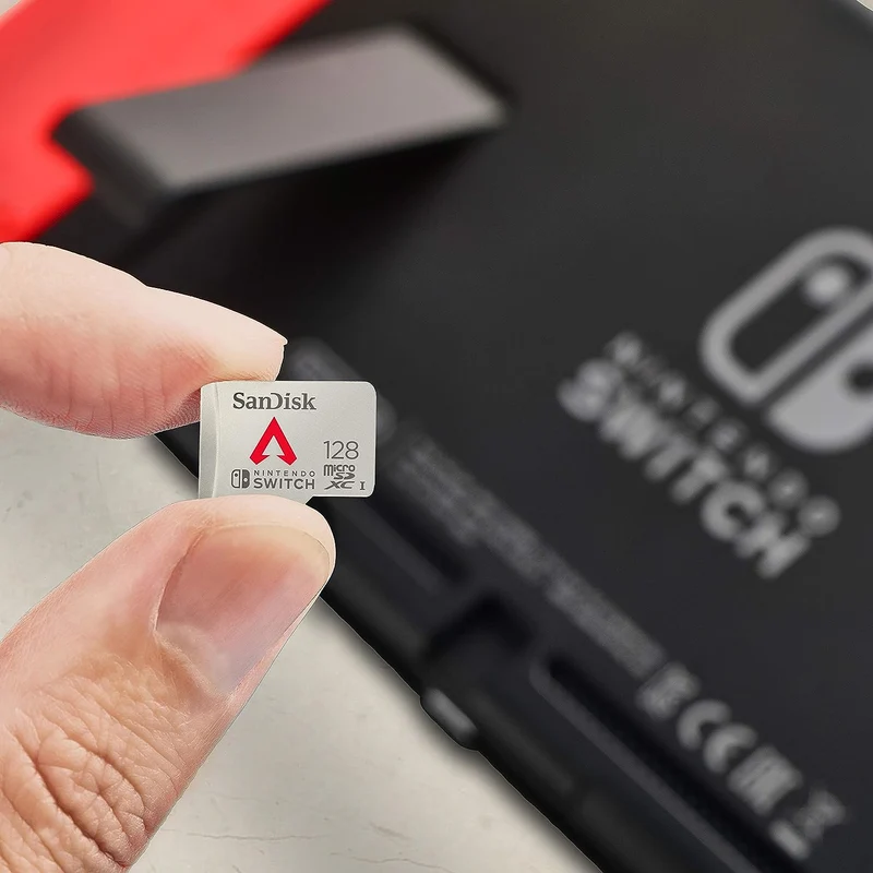 SanDisk 128GB MicroSDXC UHS-I 100MB/S Memory Card For Nintendo Switch - Apex Legends Edition (SDSQXAO-128G-GN3ZY)