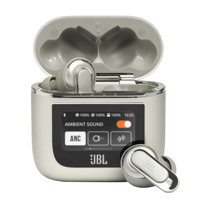 JBL Tour Pro 2 True Wireless Noise Cancelling Earbuds (Champagne)