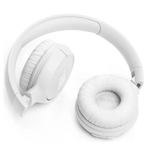 JBL Tune 520BT Wireless On-Ear Headphones (White)