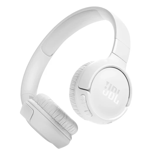 JBL Tune 520BT Wireless On-Ear Headphones (White)