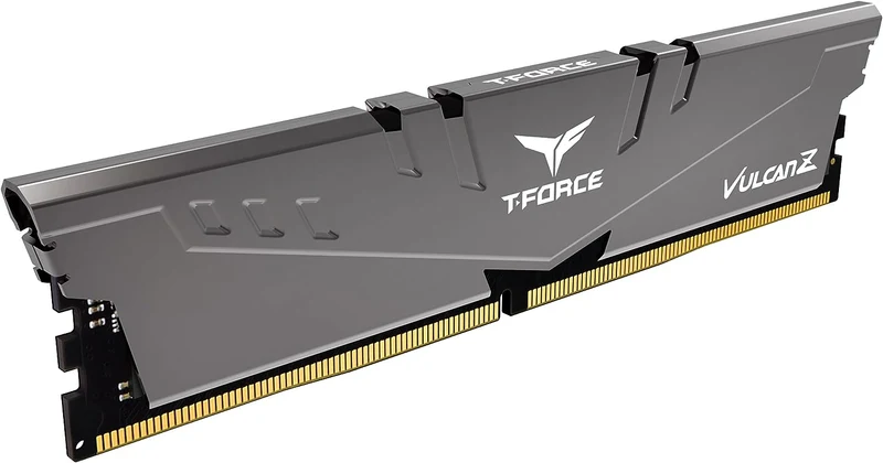 Teamgroup T-Force Vulcan Z 32GB (2X16GB) DDR4 3600MHZ CL18-22-22-42 1.35V Desktop Memory (Grey) (TLZGD432G3600HC18JDC01)