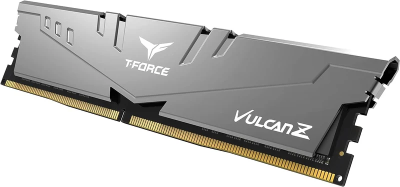 Teamgroup T-Force Vulcan Z 32GB (2X16GB) DDR4 3600MHZ CL18-22-22-42 1.35V Desktop Memory (Grey) (TLZGD432G3600HC18JDC01)