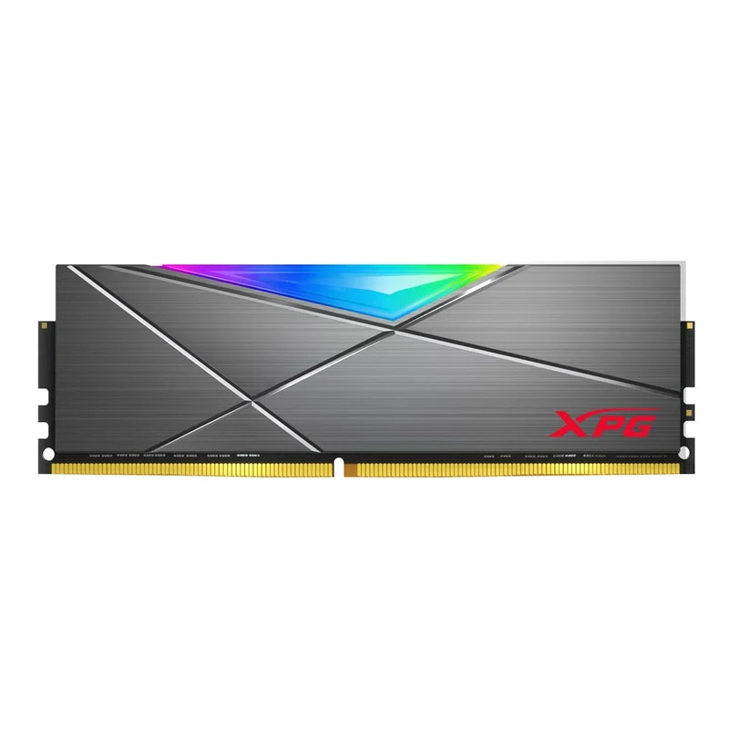 ADATA XPG Spectrix D50 16GB (2X8GB) DDR4 RGB 3600MHZ PC4-28800 CL18-22-22 1.35V Desktop Memory (Grey) (AX4U36008G18I-DT50)