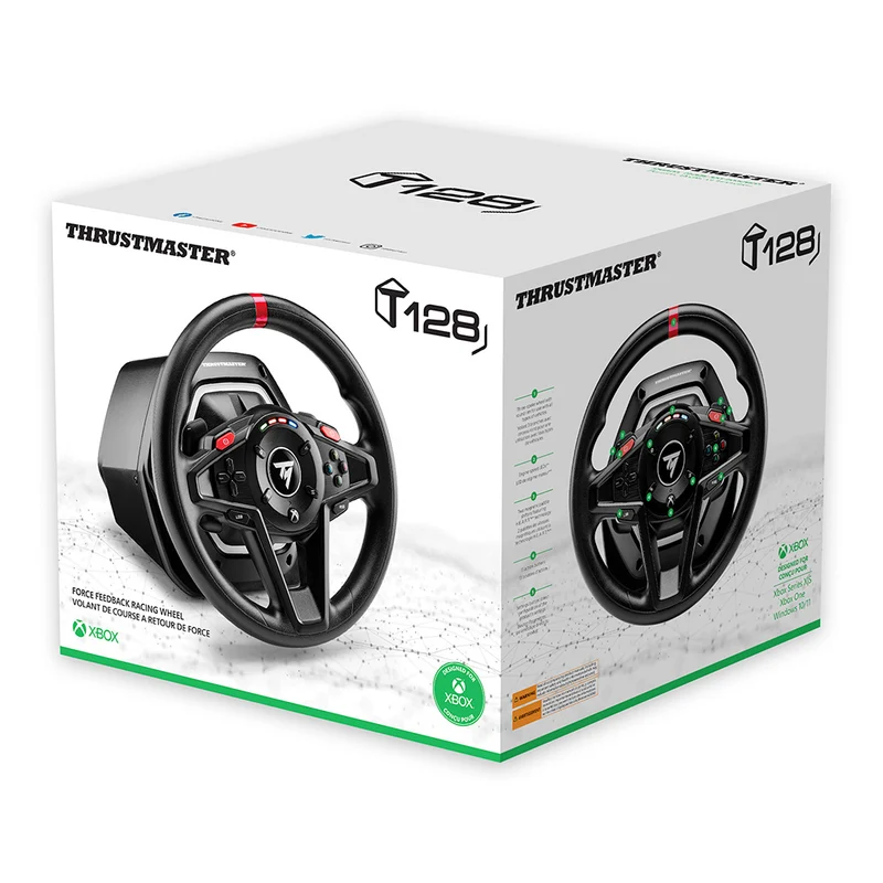 Thrustmaster T128 Force Feedback Racing Wheel For Xbox (4468011)