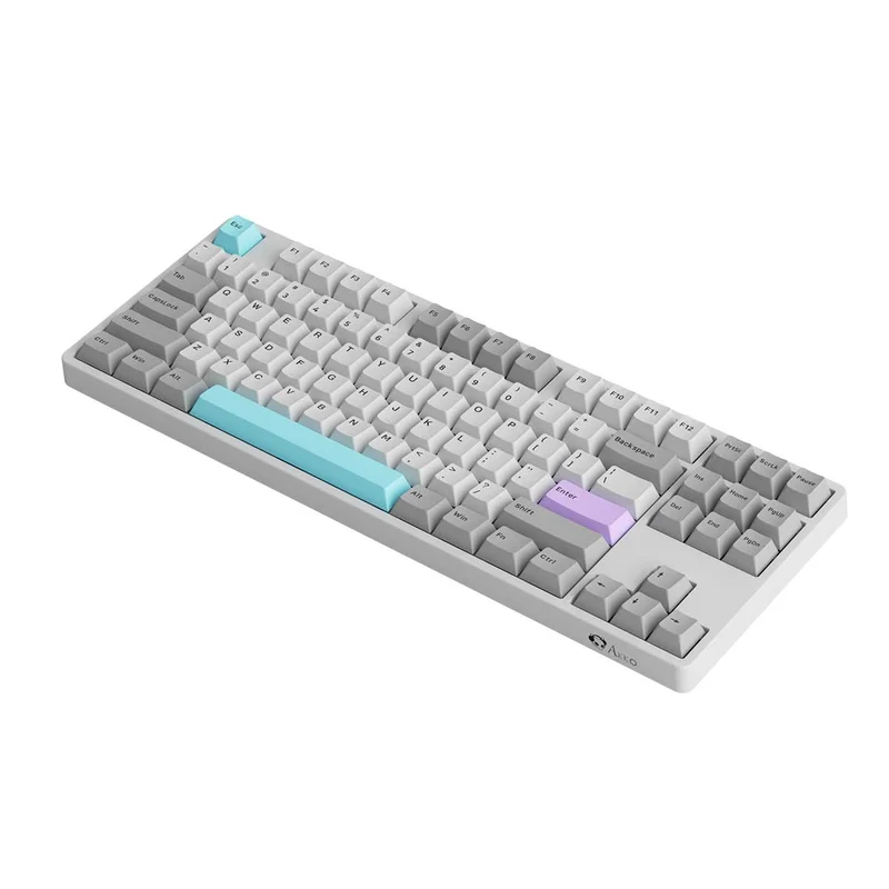 Akko 5087S Via RGB Hot-Swappable Mechanical Keyboard Silent (Gateron Pink-Lubed)