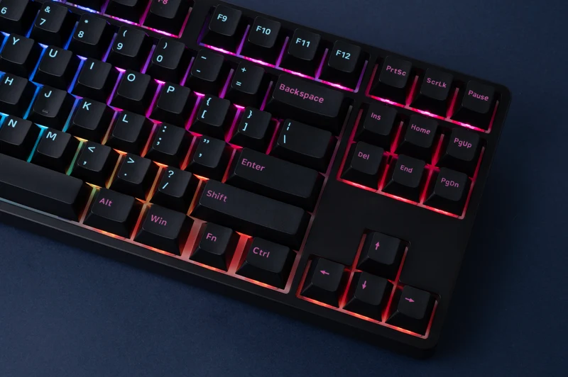 Akko 5087S VIA RGB Hot-Swappable Mechanical Keyboard Midnight (Gateron Pink-Lubed)