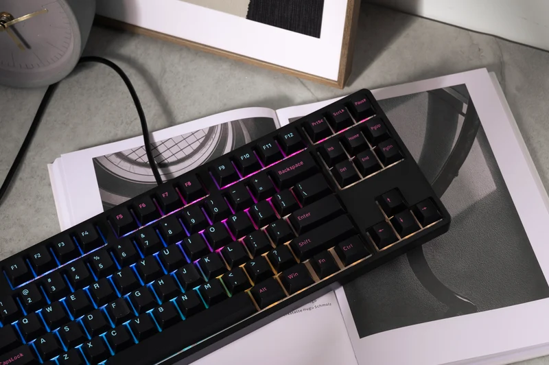 Akko 5087S VIA RGB Hot-Swappable Mechanical Keyboard Midnight (Gateron Pink-Lubed)