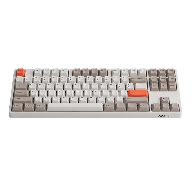 Akko 5087S VIA RGB Hot-Swappable Mechanical Keyboard Steam Engine (Gateron Orange-Lubed)