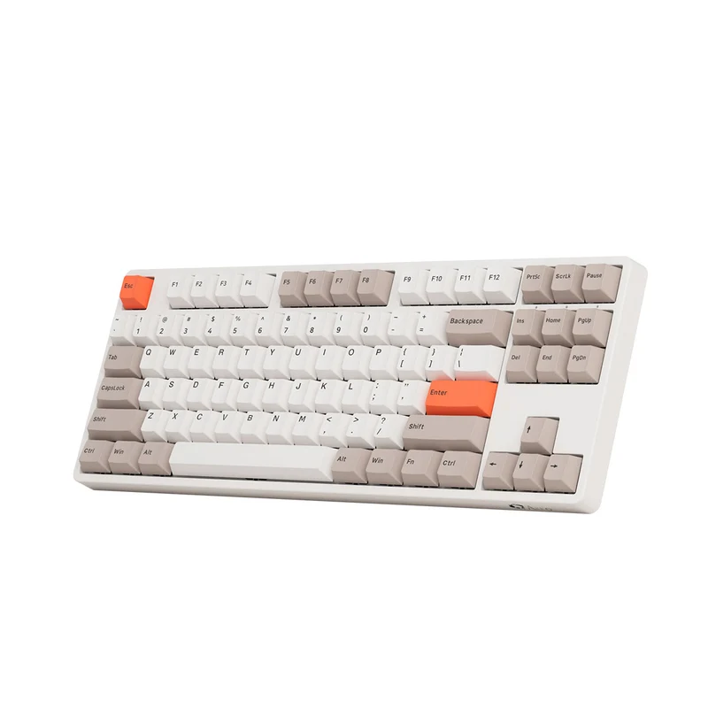 Akko 5087S VIA RGB Hot-Swappable Mechanical Keyboard Steam Engine (Gateron Orange-Lubed)