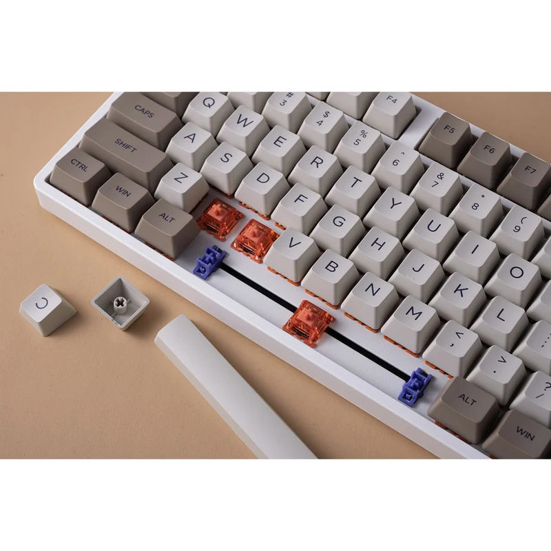 Akko 5087S VIA RGB Hot-Swappable Mechanical Keyboard Steam Engine (Gateron Orange-Lubed)