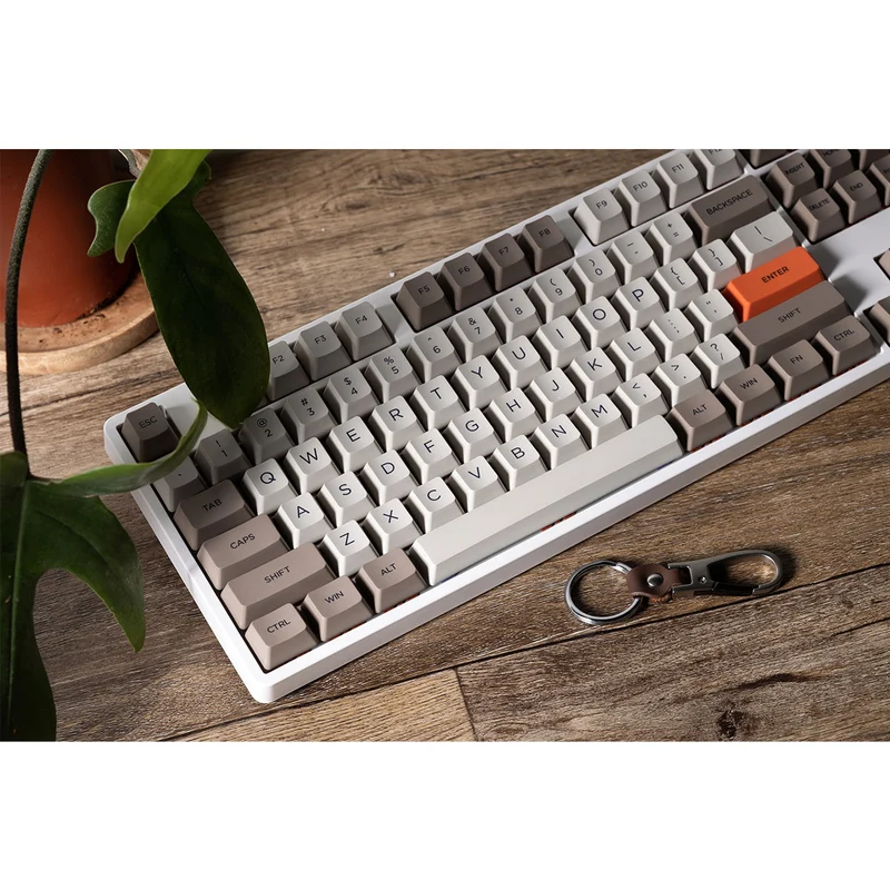 Akko 5087S VIA RGB Hot-Swappable Mechanical Keyboard Steam Engine (Gateron Orange-Lubed)