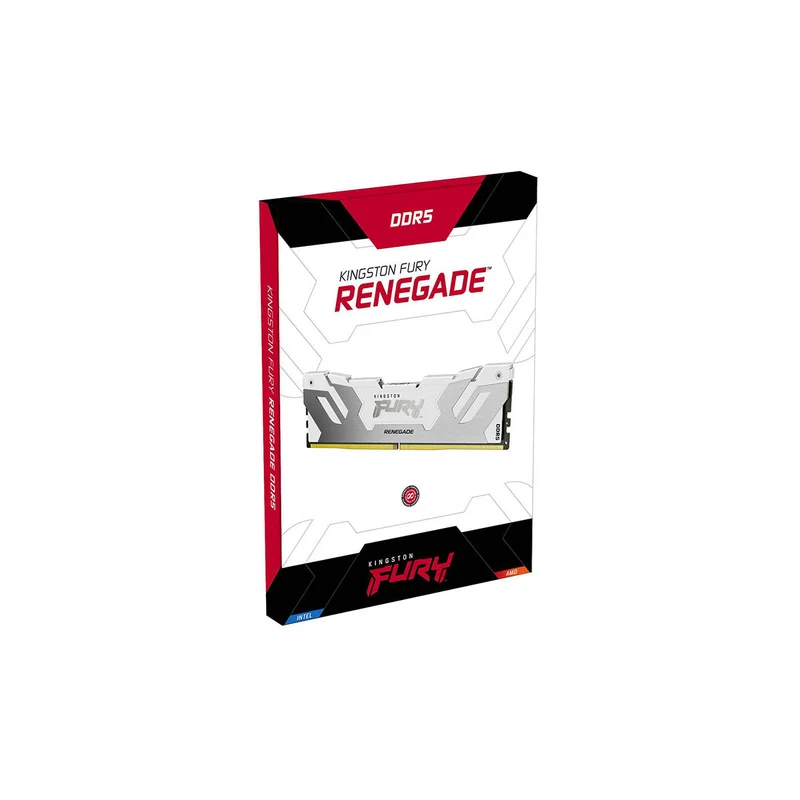 Kingston Fury Renegade 32GB (2X16GB) DDR5 XMP 6400MT/S CL32 Memory (White) (KF564C32RWK2-32)