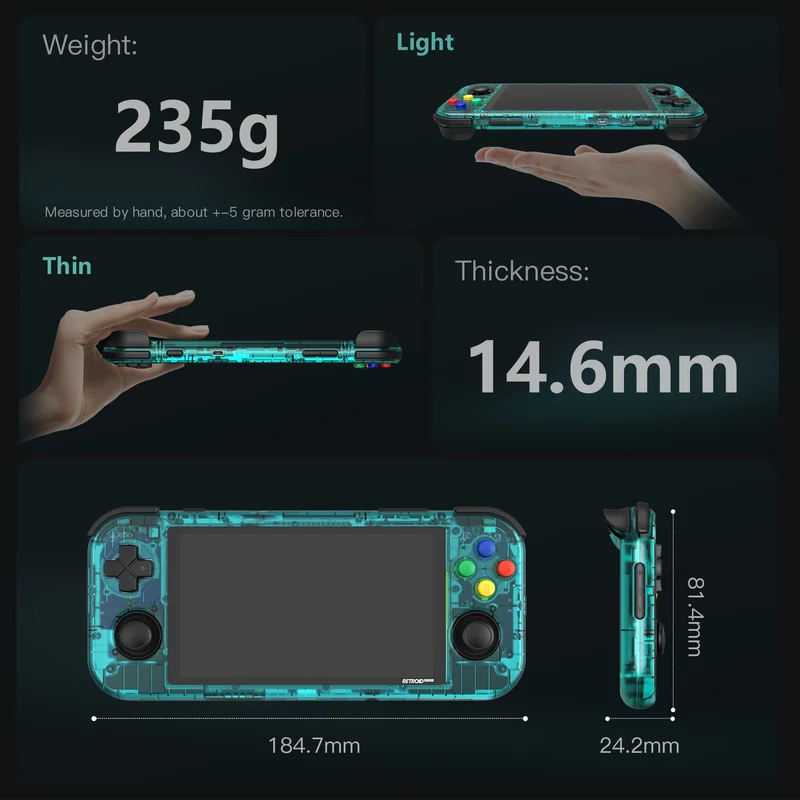 Retroid Pocket 3+ Handheld Retro Gaming System