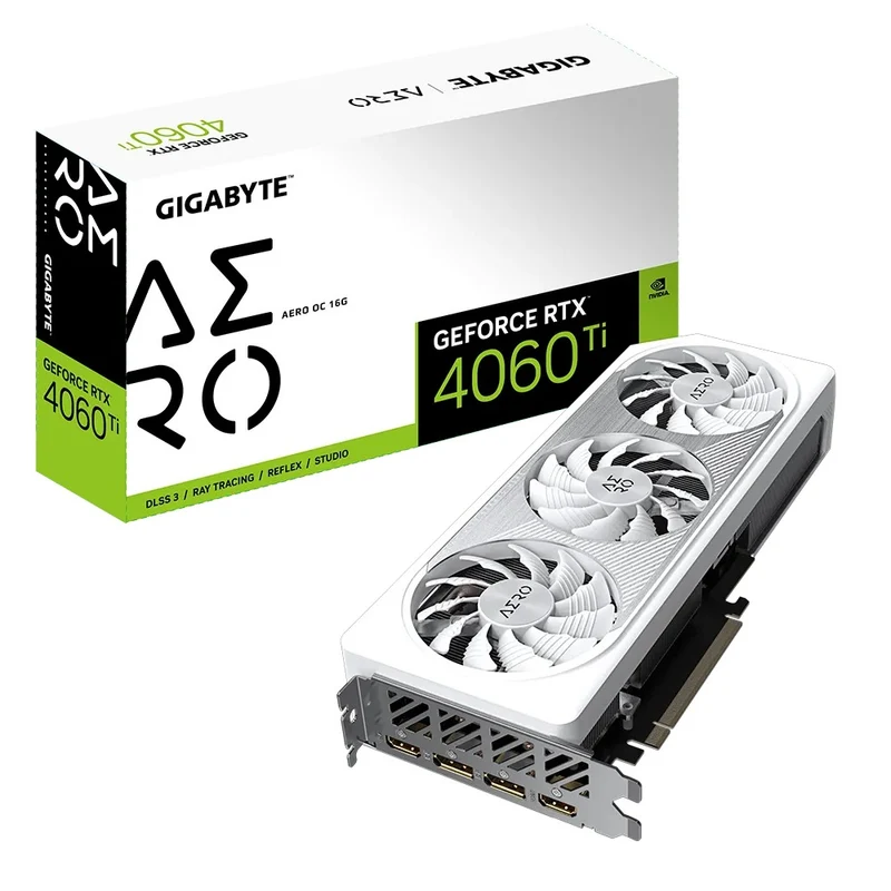 Gigabyte GeForce RTX 4060 Ti Aero OC 16GB GDDR6 Graphics Card (GV-N406TAERO OC-16GD)