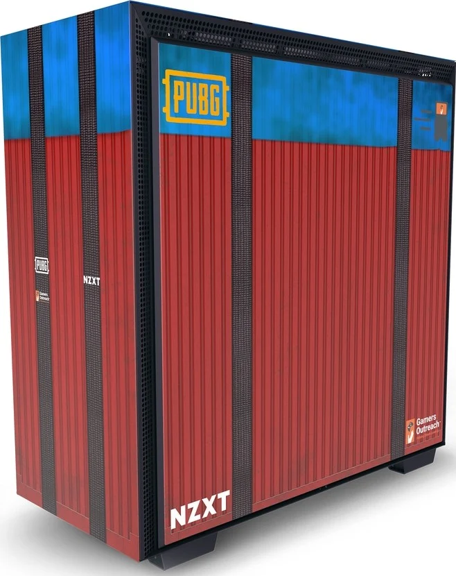 NZXT H700 PUBG CRFT Limited Edition Mid-Tower Case (Red/Blue) (CA-H700B-PG)