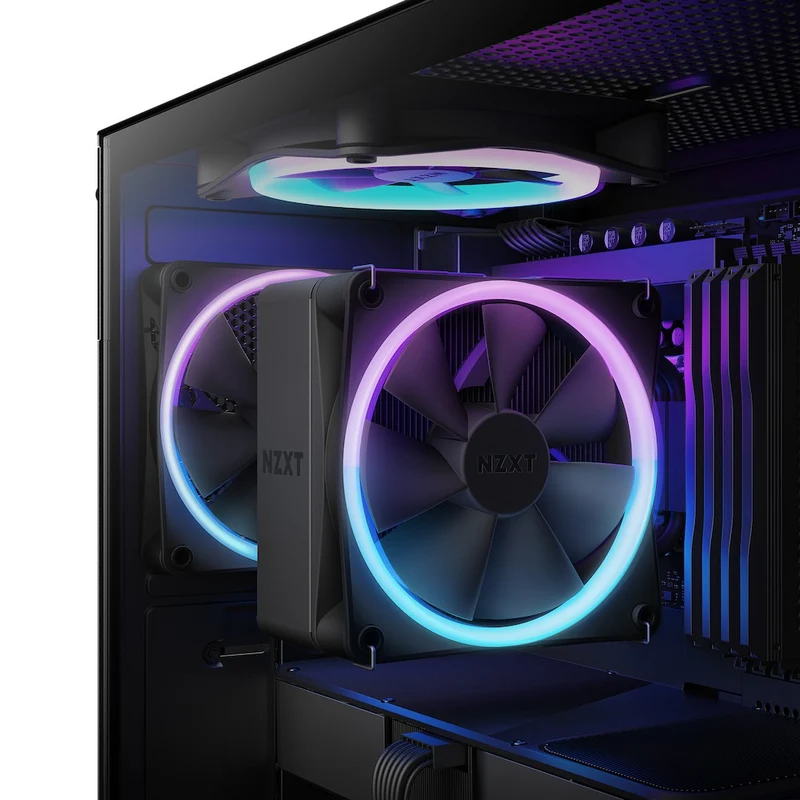 NZXT T120 RGB CPU Air Cooler (Black) (RC-TR120-B1)