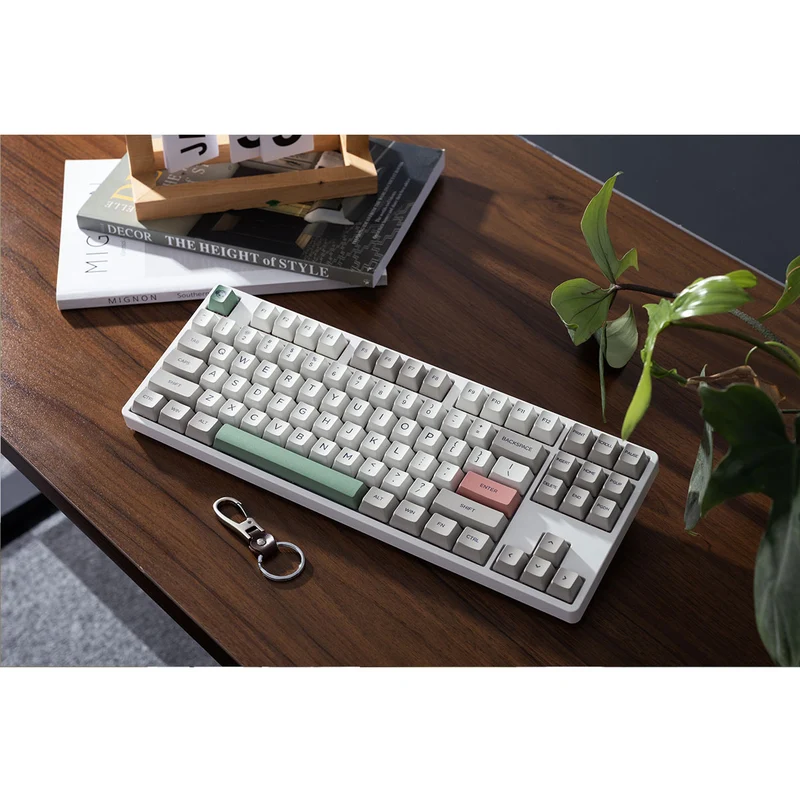 Akko 5087S VIA RGB Hot-Swappable Mechanical Keyboard 9009 (Gateron Pink-Lubed)