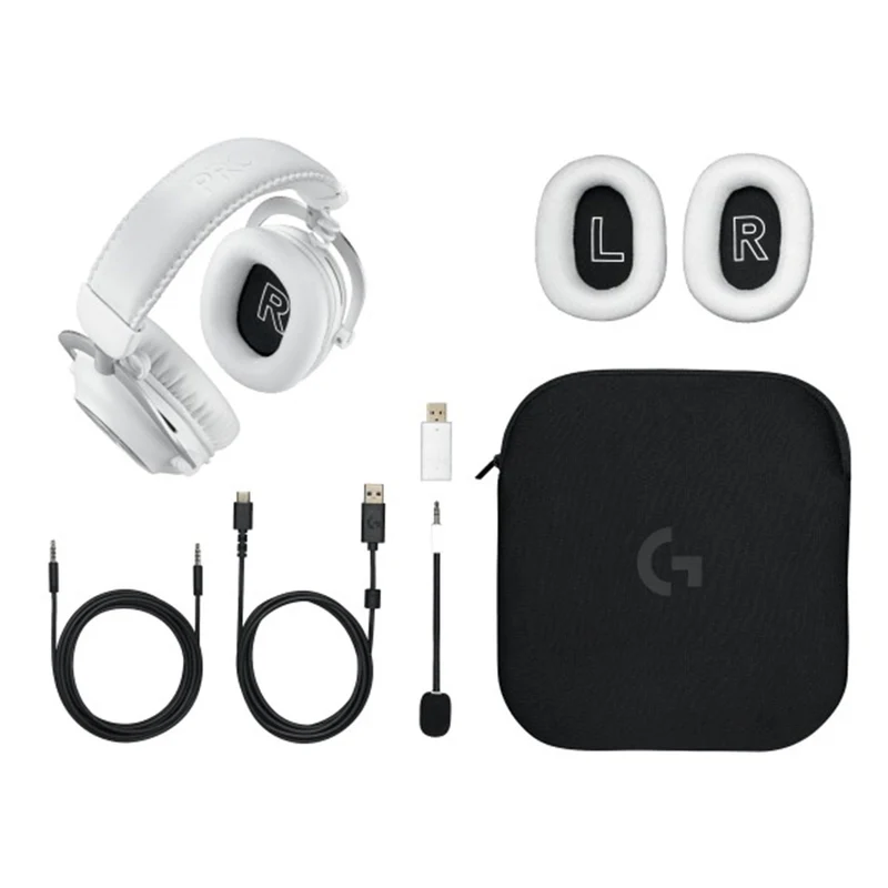 Logitech Pro X 2 Lightspeed Wireless Gaming Headset (White)