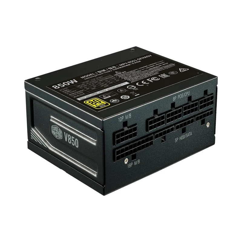 Cooler Master V850 850W SFX 80+ Gold Full-Modular Power Supply (Black) (MPY-8501-SFHAGV-US)