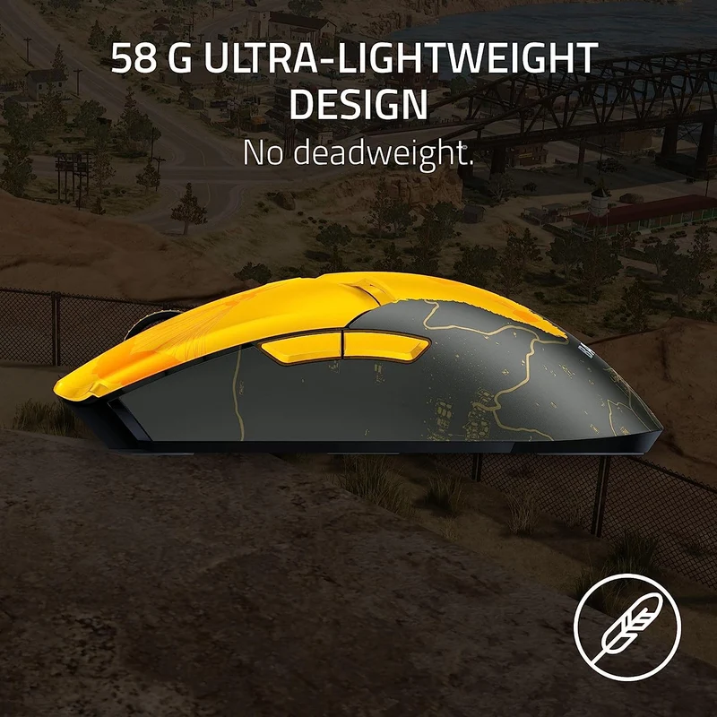 Razer Viper V2 Pro Ultra-Lightweight Wireless Esports Mouse (PUBG Battlegrounds Edition)