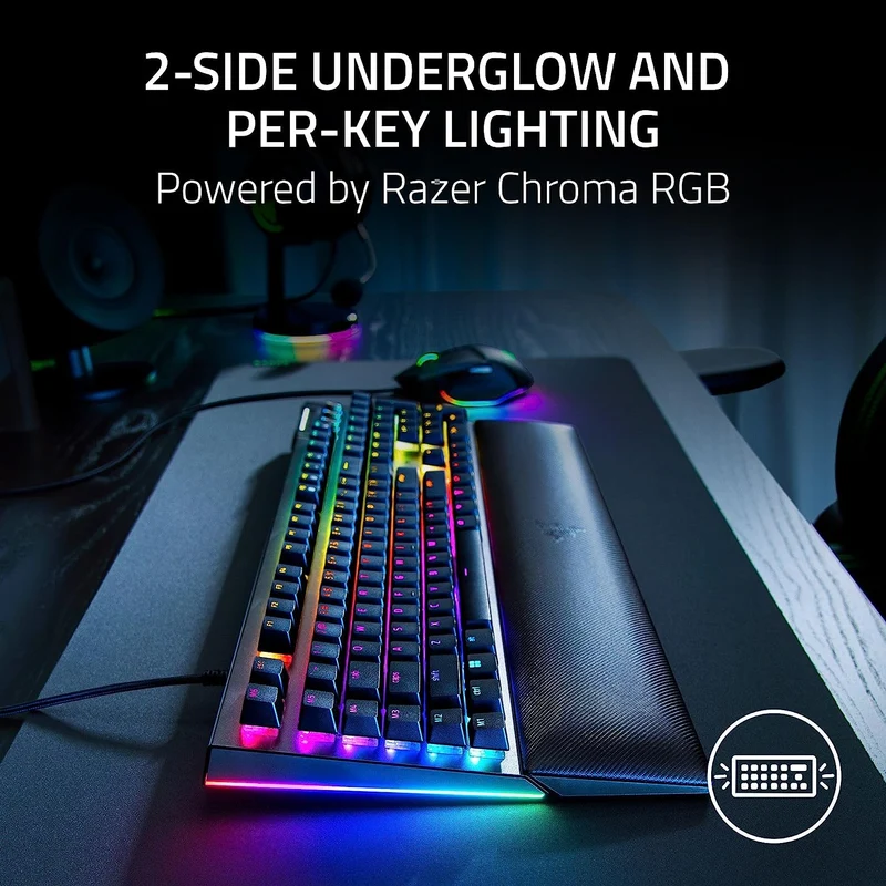 Razer Blackwidow V4 Mechanical Gaming Keyboard (Yellow Switch)