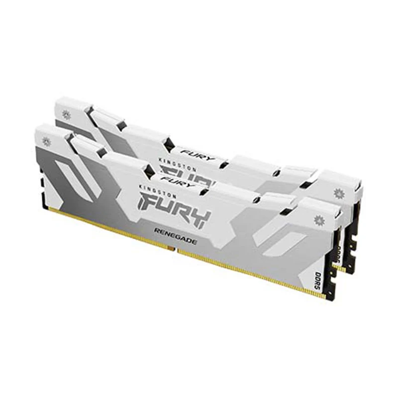 Kingston Fury Renegade 32GB (2X16GB) DDR5 XMP 6800MT/S CL36 Memory (White) (KF568C36RWK2-32)