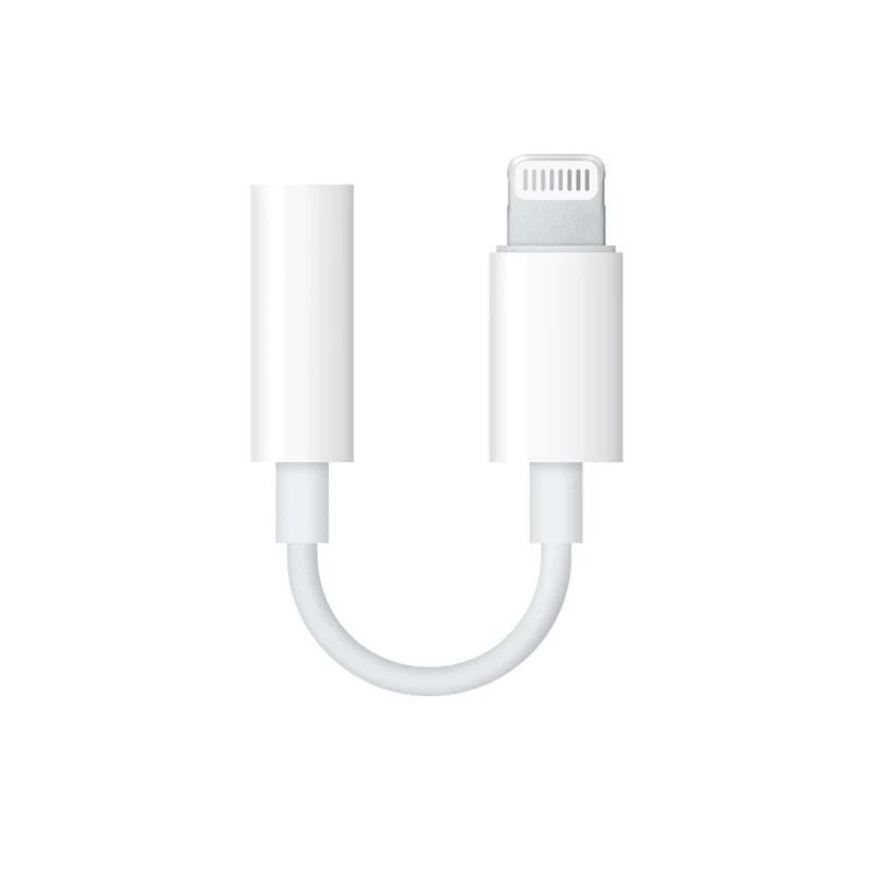 Apple Lightning To 3.5mm Headphone Jack Adapter (MMX62FE/A)