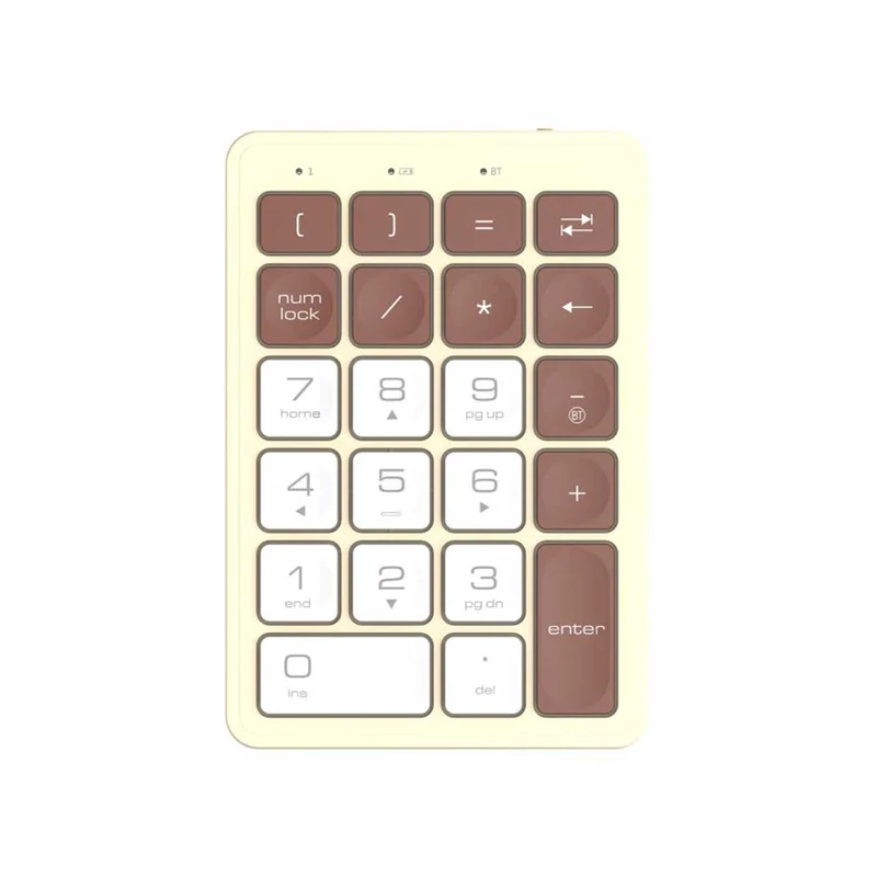 Darkflash N58 Bluetooth Digital Number Keypad (Mocha)