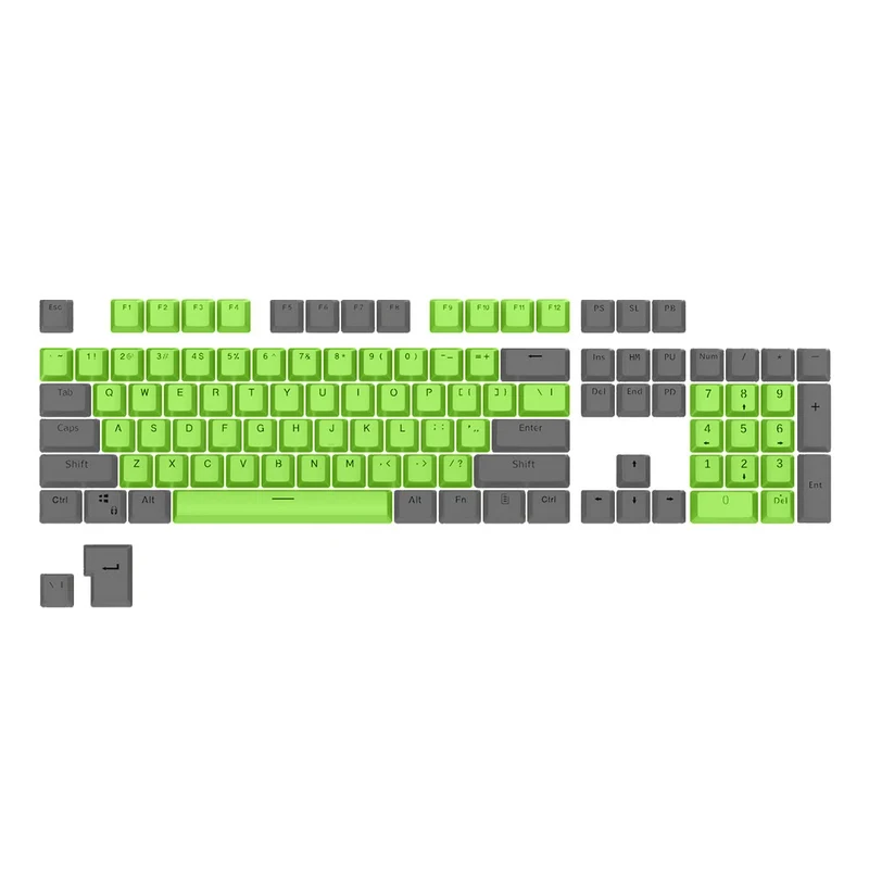 Royal Kludge PBT Doubleshot LED Through Keycaps 104 Keys (PBT2-19)