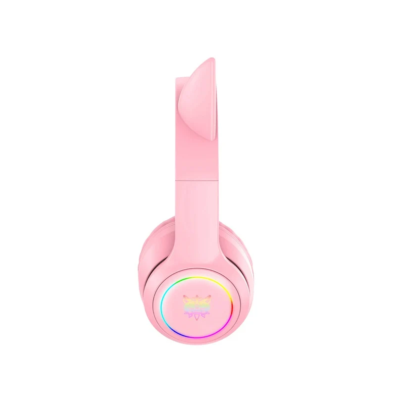 Onikuma B90 RGB Cat Ear Wireless Gaming Headset (Gradient Purple, Pink, Black)