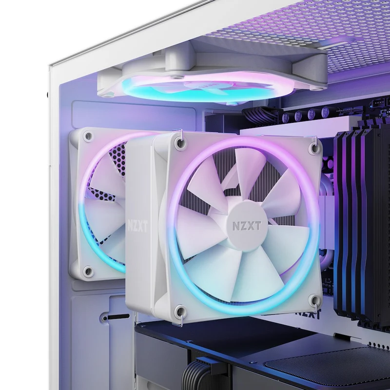 NZXT T120 RGB CPU Air Cooler (White) (RC-TR120-W1)